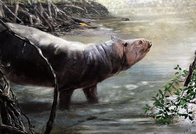 Moeritherium. Créditos Velizar Simeonovski